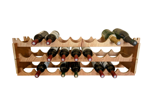 Kit Casier à Vin Empilable – 2 intercalaires + 2 supports – Rangement bouteilles de vin modulable DIY – Image 3